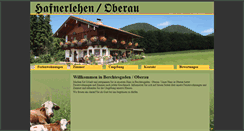 Desktop Screenshot of hafnerlehen.de